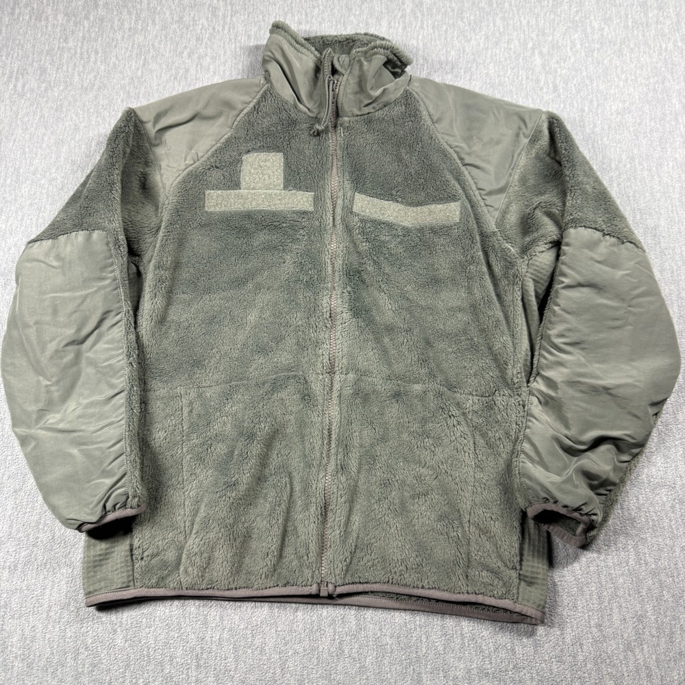 Peckham Jacket Men's Small Short Green Polartec Fleece Cold Weather ECWCS Gen II